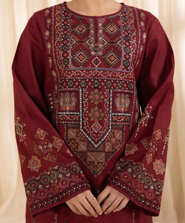 (unstitched) Embroidered lawn Three Piece SP-715