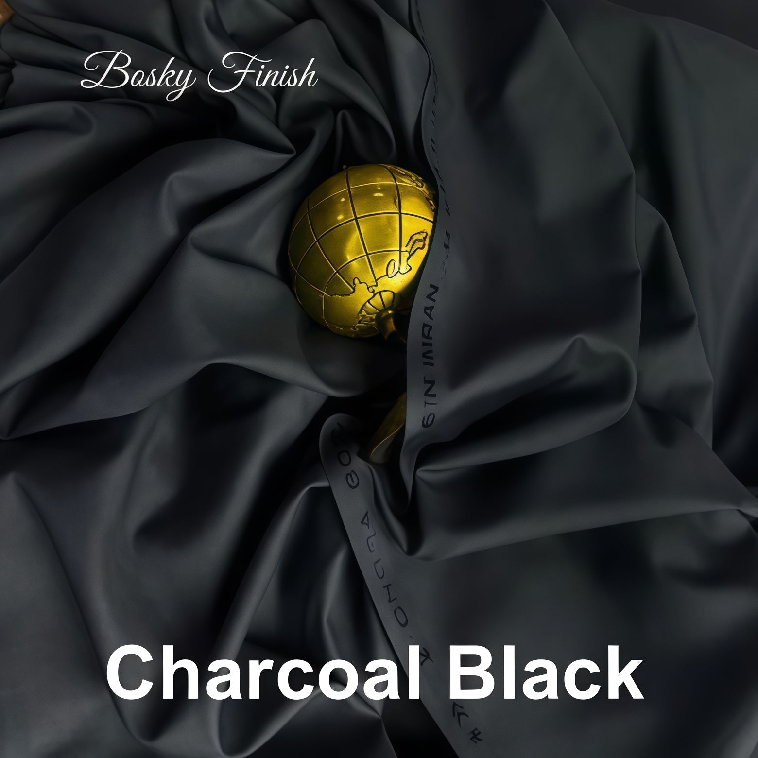 BOSKI | Wash & Wear | PREMIUM FABRIC  -  CHARCOAL BLACK