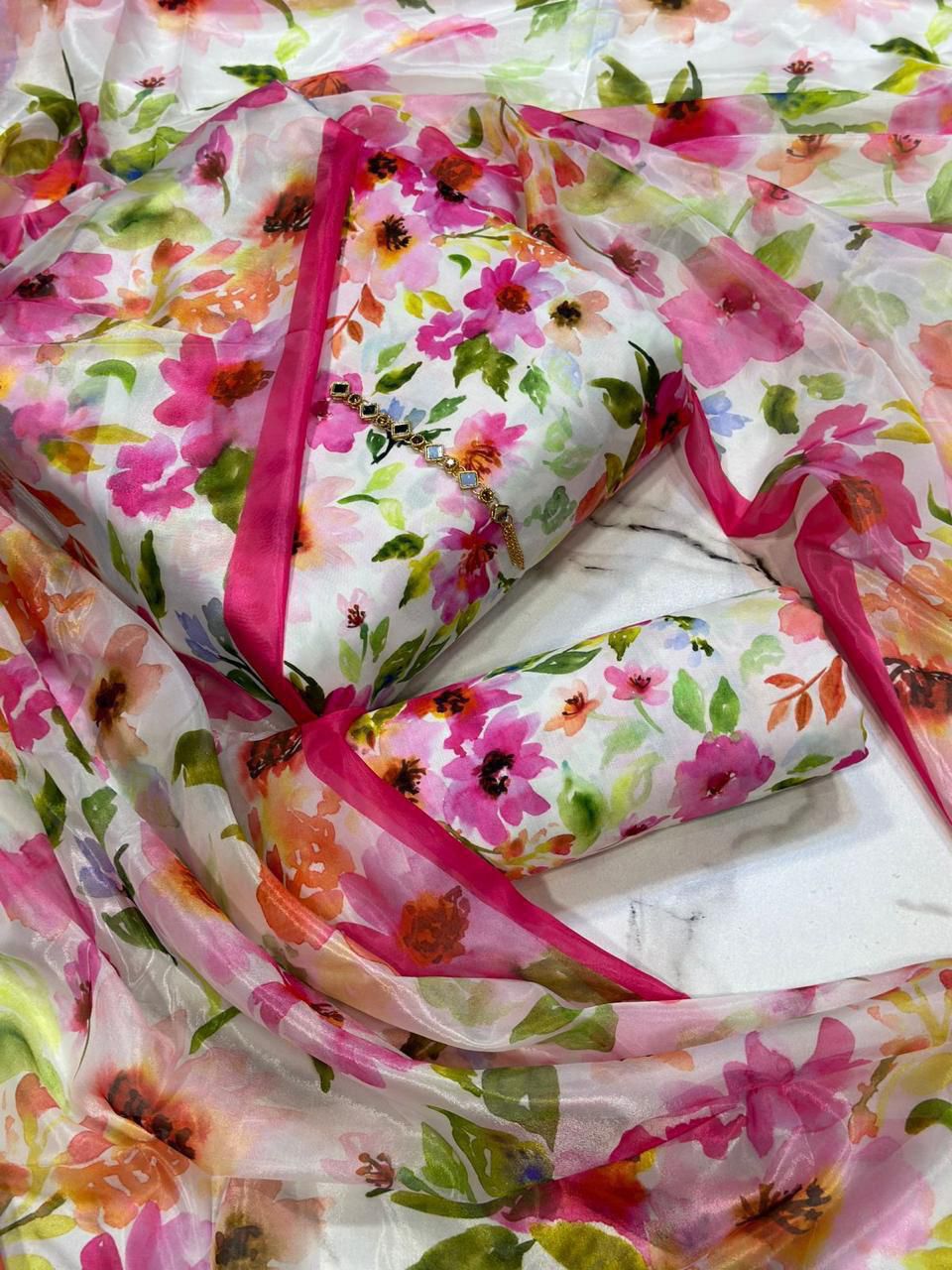 Swiss Lawn Digital Print 3Pc Dress Silk Duppta SW-024